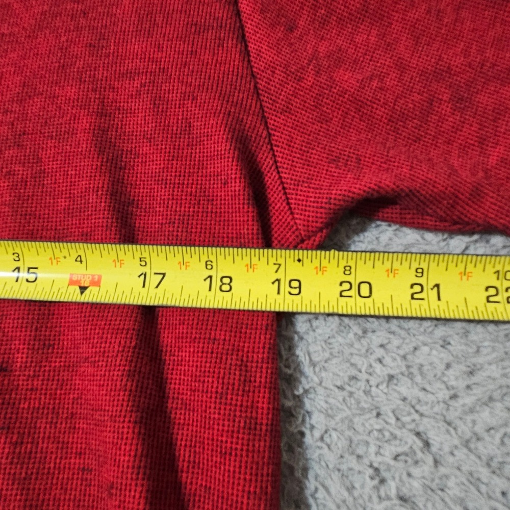 Vintage Harley Davidson Womens T Shirt "Dick‎ Farmer" Thermal Red Size Large - Picture 8 of 8